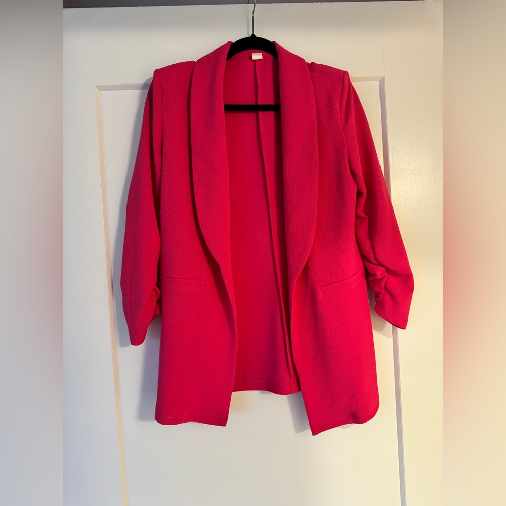 Hot pink blazer